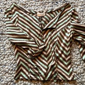 Spooner Fr Prague 90s fitted stretch silk blouse